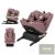 Lorelli Capella autósülés ISOFIX 40-150cm - Pink