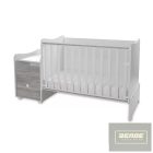 Lorelli Trend PLUS kombi ágy 70x165 cm -  White & Artwood ÚJ