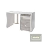 Lorelli Trend PLUS kombi ágy 70x165 cm -  White & Artwood ÚJ