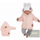 Zyzio&Zuzia átmeneti pamut kabát rózsaszín