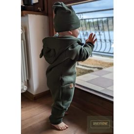   Zyzi&Zuzia KAZUM 2 részes lábfej nélküli , termo , átmeneti overál szett  khaki