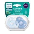 Philips Avent SCF099/21 Soothie szilikon játszócumi 0-6 hó fiús - 2 db