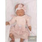 Zyzio&Zuzia Háromrészes kislány együttes-bady+tüllszoknya+fejpánt-rózsaszín