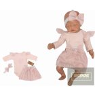 Zyzio&Zuzia Háromrészes kislány együttes-bady+tüllszoknya+fejpánt-rózsaszín