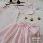 Zyzio&Zuzia Háromrészes kislány együttes-bady+tüllszoknya+fejpánt-rózsaszín