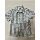 Chipi&Chips  fiú rövid ujjú ing,fehér-kék csíkos