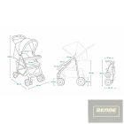 Lionelo sportbabakocsi Emma Plus türkiz