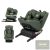 Lorelli Capella autósülés ISOFIX 40-150cm - Green