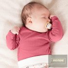 Nicol bordázott anyagú ,hosszu ujjú átlapolós body Lala-216096