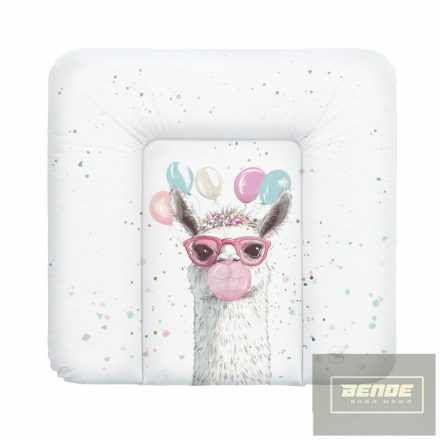 Ceba pelenkázó lap puha 75x72cm Basic Crazy Lama