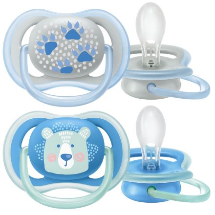 Philips AVENT SCF085/03 Ultra air játszócumi Pastel 6-18 hó fiús 2 db