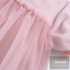 EEVI hosszu ujjú tüll ruha Ceremony roz