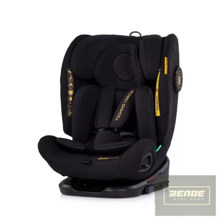 Chipolino Techno iGrow autósülés Isofix 40-150cm - noir