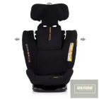 Chipolino Techno iGrow autósülés Isofix 40-150cm - noir