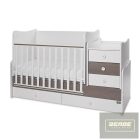 Lorelli Maxi Plus kombi ágy 70x160 -White & Caffe ÚJ