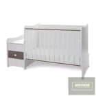 Lorelli Maxi Plus kombi ágy 70x160 -White & Caffe ÚJ