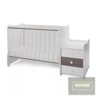 Lorelli Maxi Plus kombi ágy 70x160 -White & Caffe ÚJ