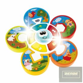   Chicco Virág puzzle állatfigurás formákkal - hang és fény