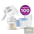 Philips AVENT Kézi mellszívó + VIA 180 ml 5 db