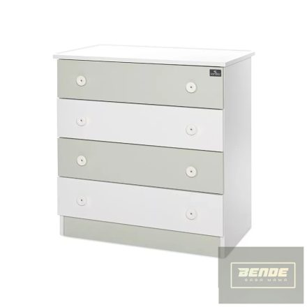 Lorelli Komód -  White & Milky Green