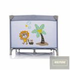 Fillikid utazójáróka - 94x94x77 cm szürke oroszlános 4009-07