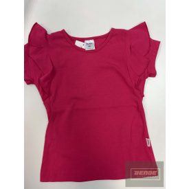 DU&Ki kislány fodros ujjú felső , pink 