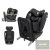 Lorelli Auriga 360 isofix autósülés 40-150cm - Black