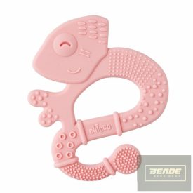   Chicco Kaméleon szuperpuha szilikon rágóka ínyzselével is használható 2m+ rózsaszín