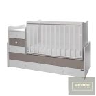 Lorelli Maxi Plus kombi ágy 70x160 - White & String ÚJ