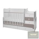 Lorelli Maxi Plus kombi ágy 70x160 - White & String ÚJ