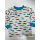 Du -Ki kisfiú hosszú ujjú felső krokodilos