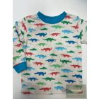 Du -Ki kisfiú hosszú ujjú felső krokodilos