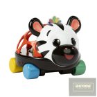 OBALL Autó és csörgő 2in1 Curious Car zebra Zen™ 3hó+