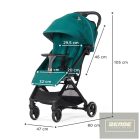 Kinderkraft sportbabakocsi Nubi zöld Nature Vibes