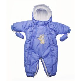   Pirinyó Téli Overallá alakítható  bundazsák /kék macis