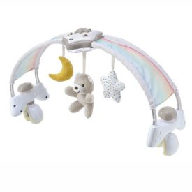   CHICCO Rainbow  Sky kiságy játékhíd és éjszakai fény elemes -neutral