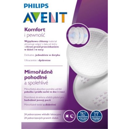 Avent SCF254/24 Eldobható melltartóbetét 24 db