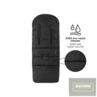 PETITE&MARS Téli szett Jibot 3in1 bundazsák + kézmelegítő kesztyű babakocsira Jasie Charcoal Grey