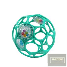 OBALL Játék RATTLE 10cm dark turquoise 0hó+