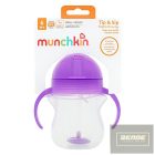 Munchkin itatópohár szívószálas súlyozott Tip and Sip 207ml 6hó lila