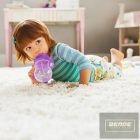 Munchkin itatópohár szívószálas súlyozott Tip and Sip 207ml 6hó lila