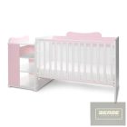 Lorelli Multi kombi ágy 190x72 - White Orchid Orchid Pink