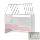 Lorelli Multi kombi ágy 190x72 - White Orchid Orchid Pink