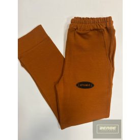 KILLY pamut  sportnadrág ,szűkszárú , passzés -rozsda