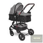 Lorelli Alba multifunkciós babakocsi + adapter - Premium Opaline Grey