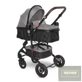   Lorelli Alba multifunkciós babakocsi + adapter - Premium Opaline Grey