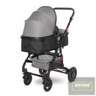 Lorelli Alba multifunkciós babakocsi + adapter - Premium Opaline Grey