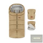 PETITE&MARS Téli szett Jibot 3in1 bundazsák + kézmelegítő kesztyű babakocsira Jasie Sweet Toffee