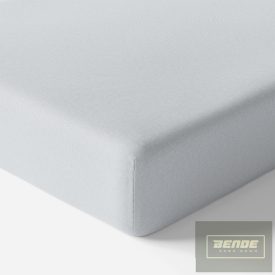 EEvi pamut körgumis lepedő  70x140 cm / világosszürke