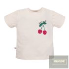 EEVi kislány rövid ujjú felső CHERRY ECRU 